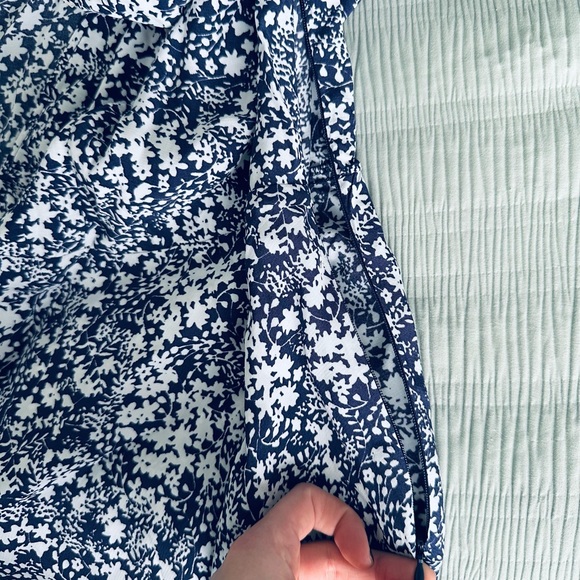 NWT A New Day Floral Dress / Navy & White / XXL - Picture 7 of 10